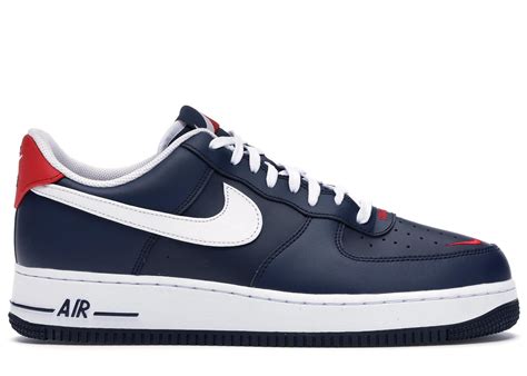 nike air force 1 größe 40 weiß navy blue|air force 1 shoes for sale.